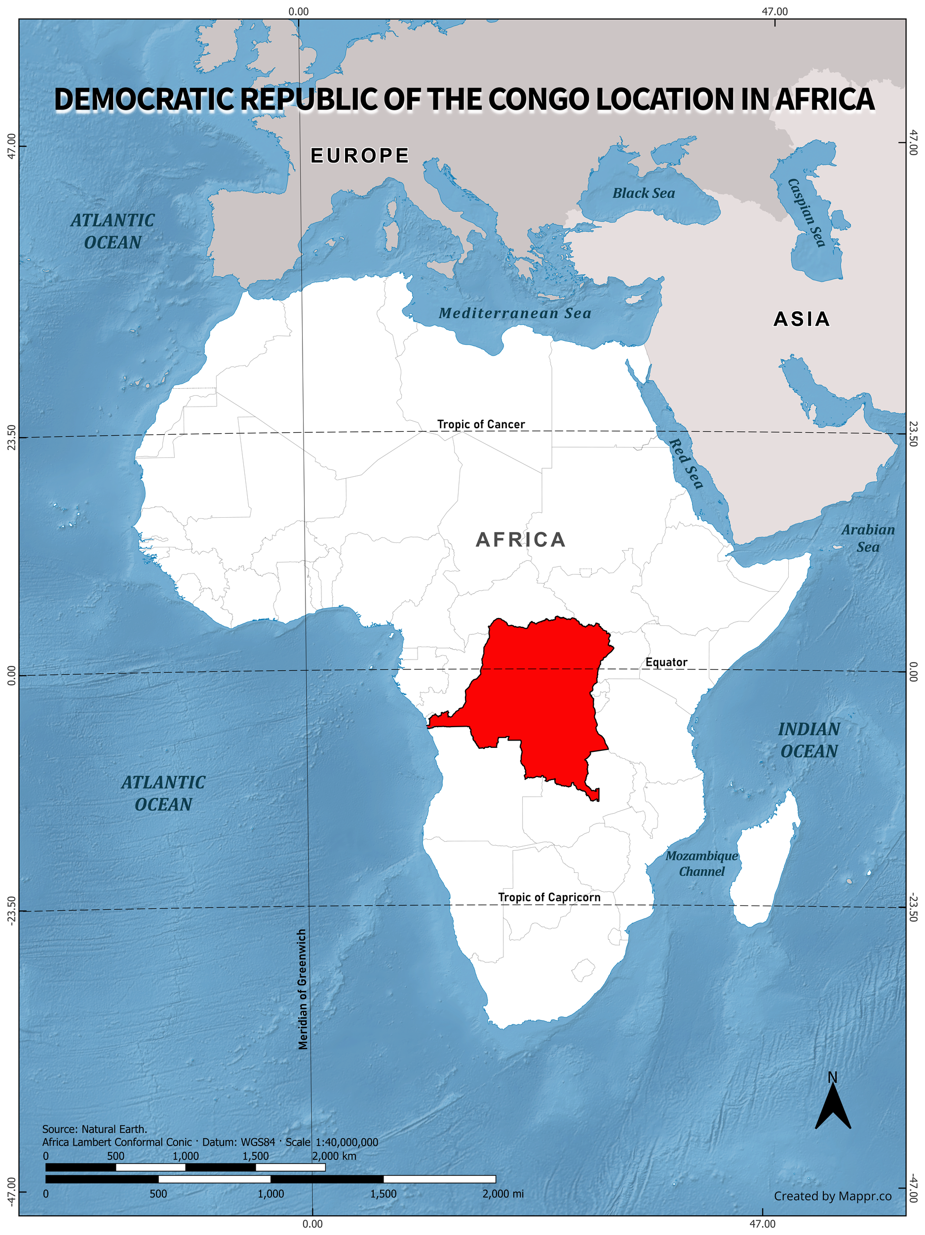 Democratic Republic Of The Congo Maps Mappr