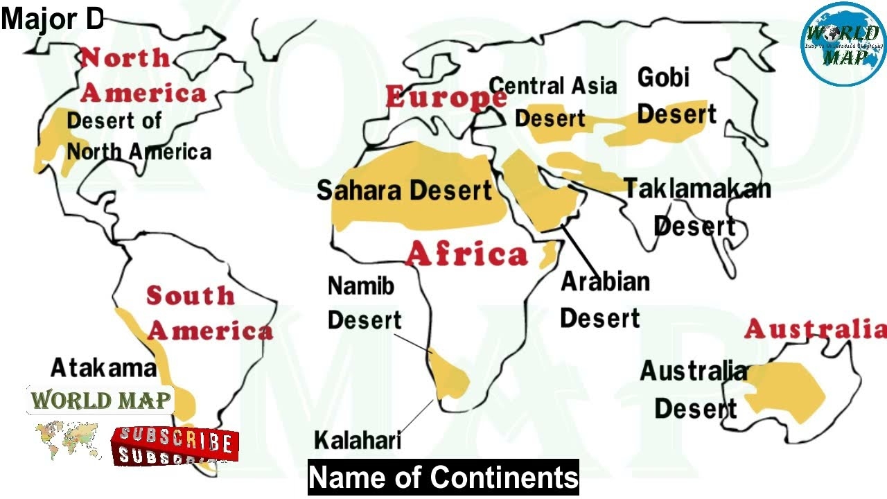 Deserts Of The World Deserts According To Their Respective Continents World s Major Deserts YouTube Deserts Of The World Deserts According To Their Respective Continents World s Major Deserts YouTube