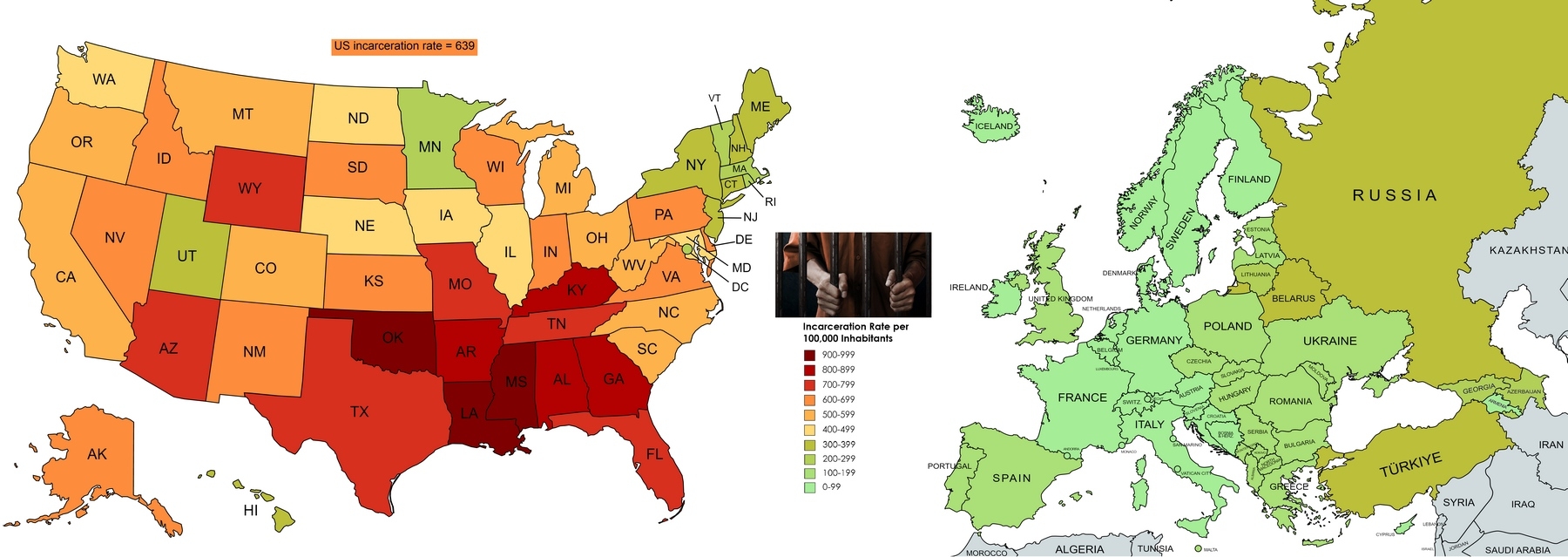 Differences Between The United States And Europe Mapped Vivid Maps
