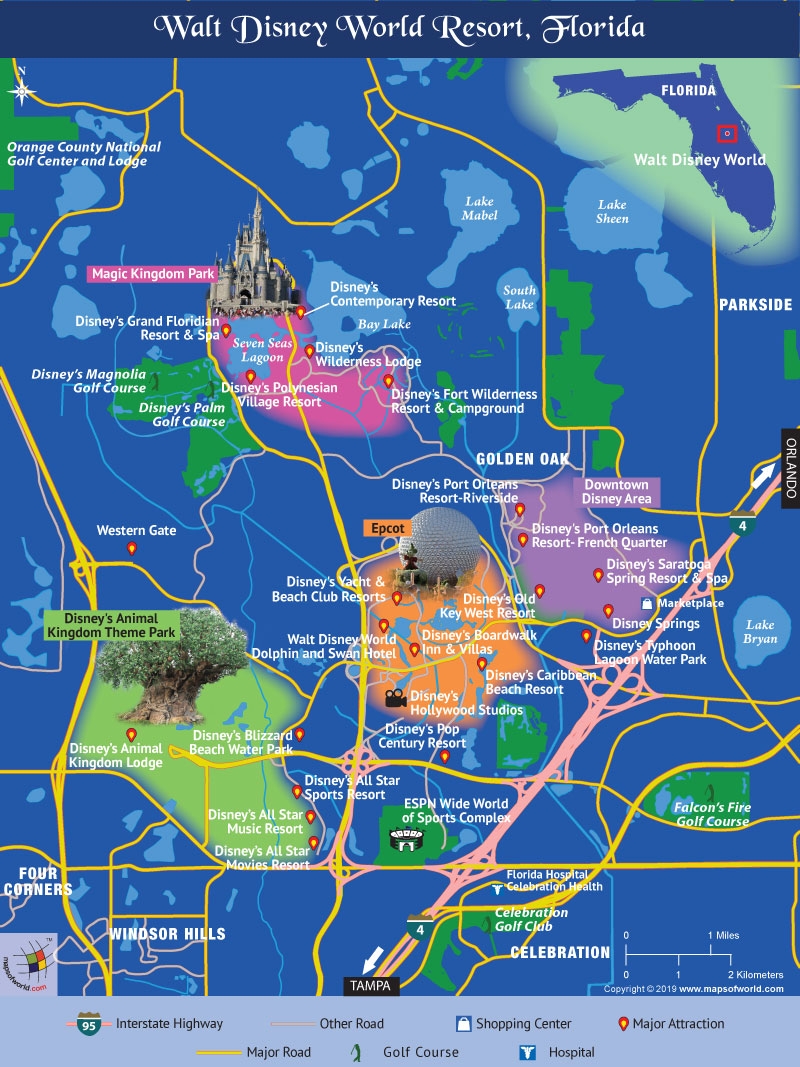 Disney World Resort Map Disney World Resort Map