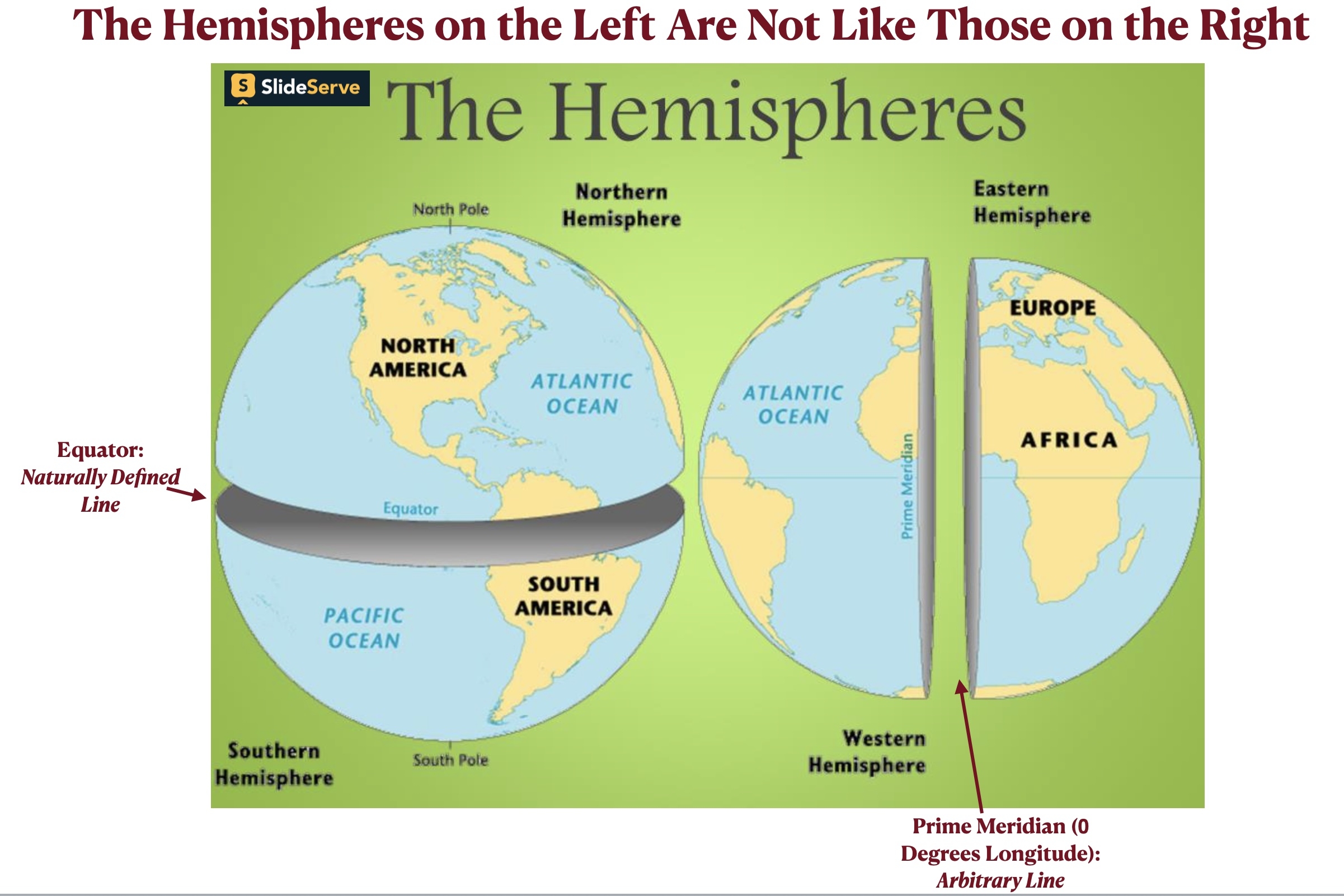 Dividing The World Into Hemispheres And The Problems That Result GeoCurrents