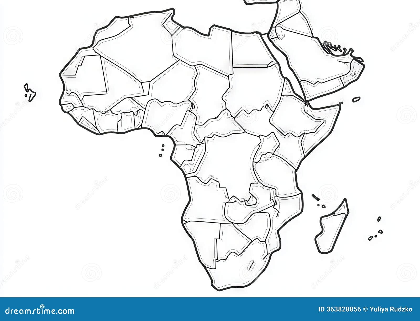 Download Outline Map Africa Continent Stock Photos Free Royalty Free Stock Photos From Dreamstime