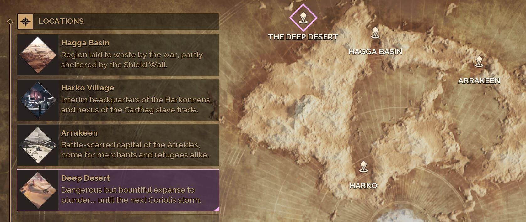 Dune Awakening World Map Guide Fast Travel Dune Awakening World Map Guide Fast Travel