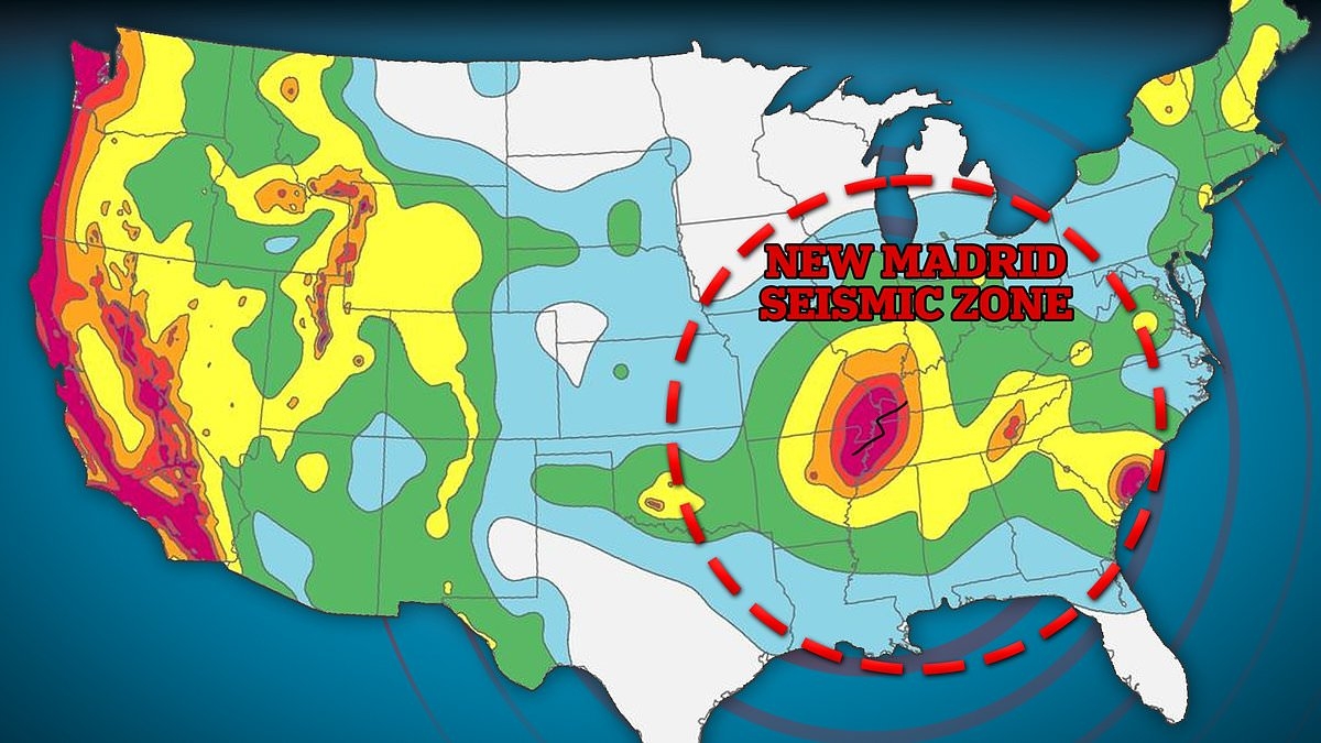 Earthquakes Stir Fear In America s Heartland As Deadly Fault Zone Awakens Daily Mail Online