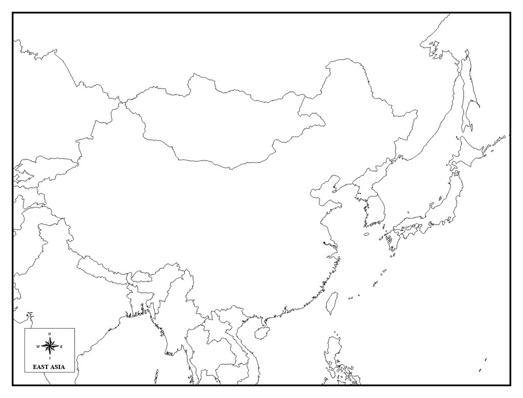 East Asia Political Map Diagram Quizlet