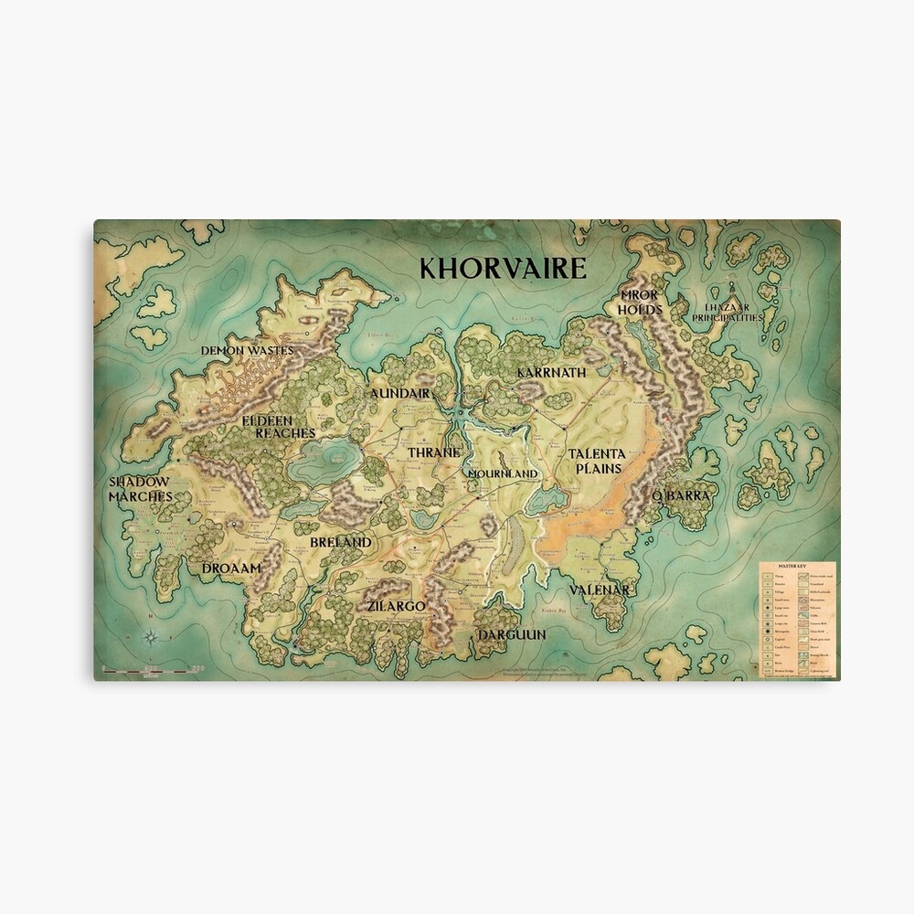 eberron world map