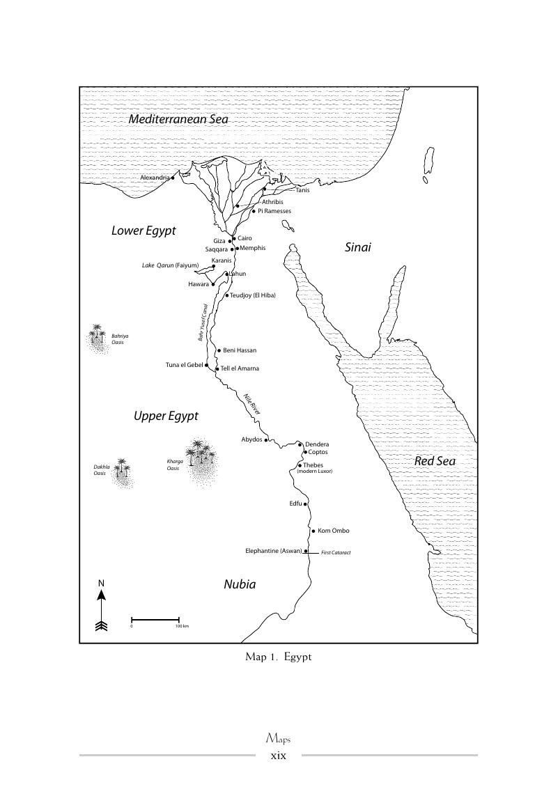 Egypt Map 1 Religion And Ritual In Ancient Egypt