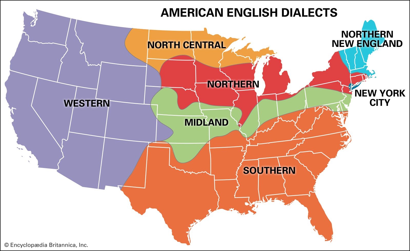 united states dialect map