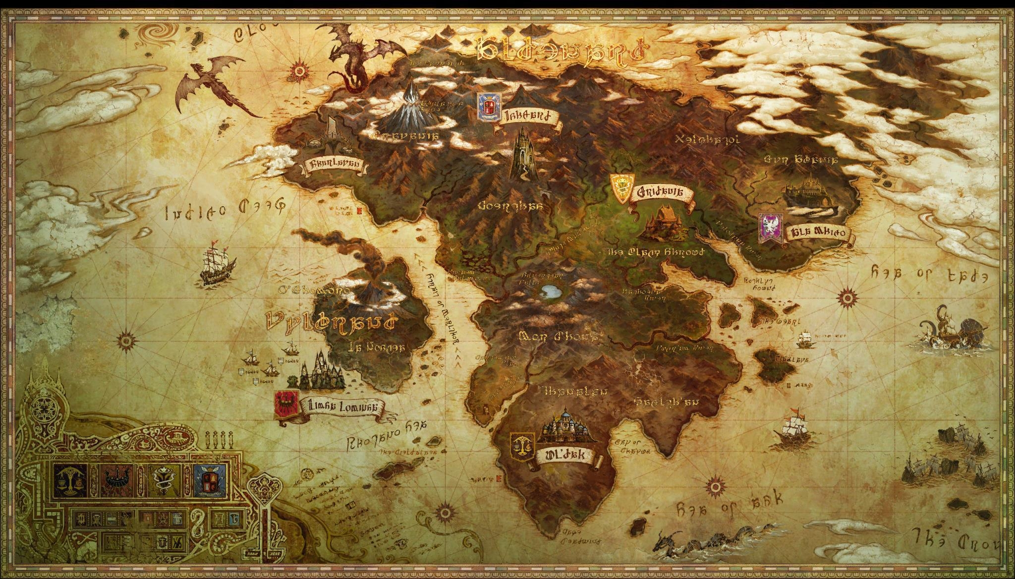 Eorzea Map FFXIV Info
