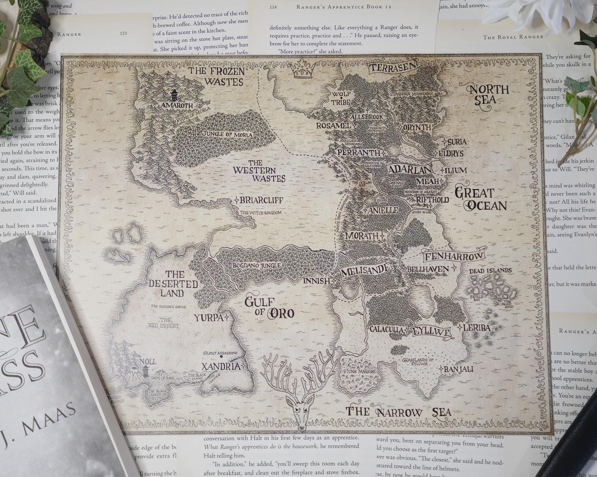 Erilea TOG Map COLORED Etsy