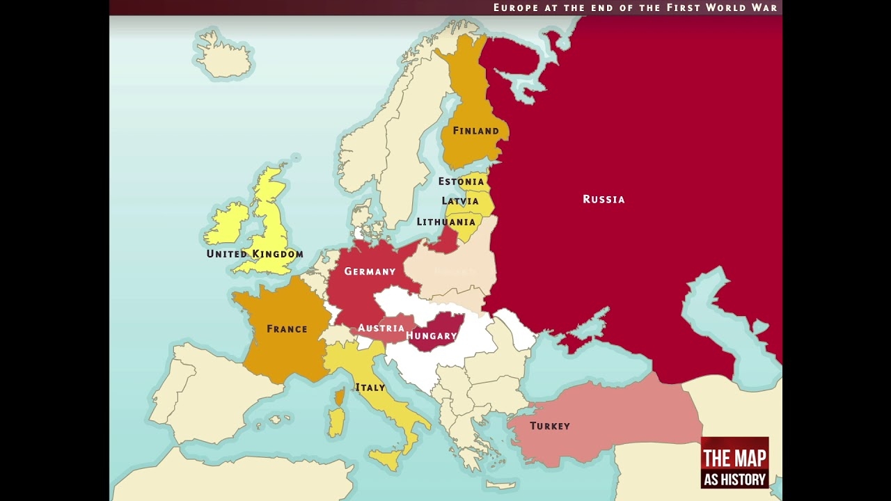 Europe At The End Of The First World War YouTube Europe At The End Of The First World War YouTube
