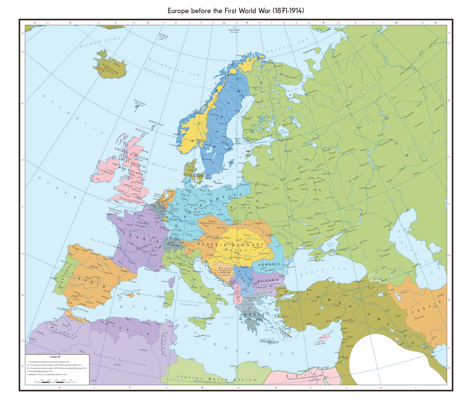 Europe Before And After The First World War Vivid Maps Europe Before And After The First World War Vivid Maps