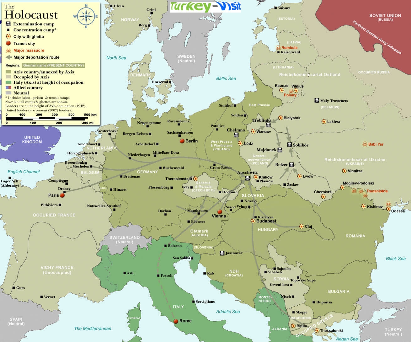european world war 2 map