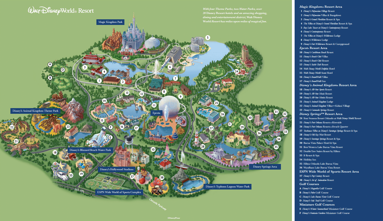 Every Official Disney World Map All In One Place Disney Trippers Every Official Disney World Map All In One Place Disney Trippers