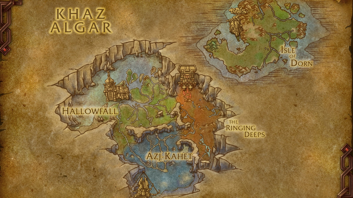 Explore The Zones And Dungeons Of The War Within