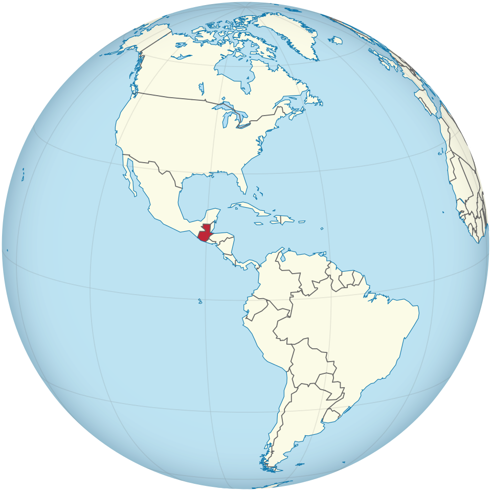 Fail Guatemala On The Globe Americas Centered svg Wikipedia E Ensiklopedia Liber