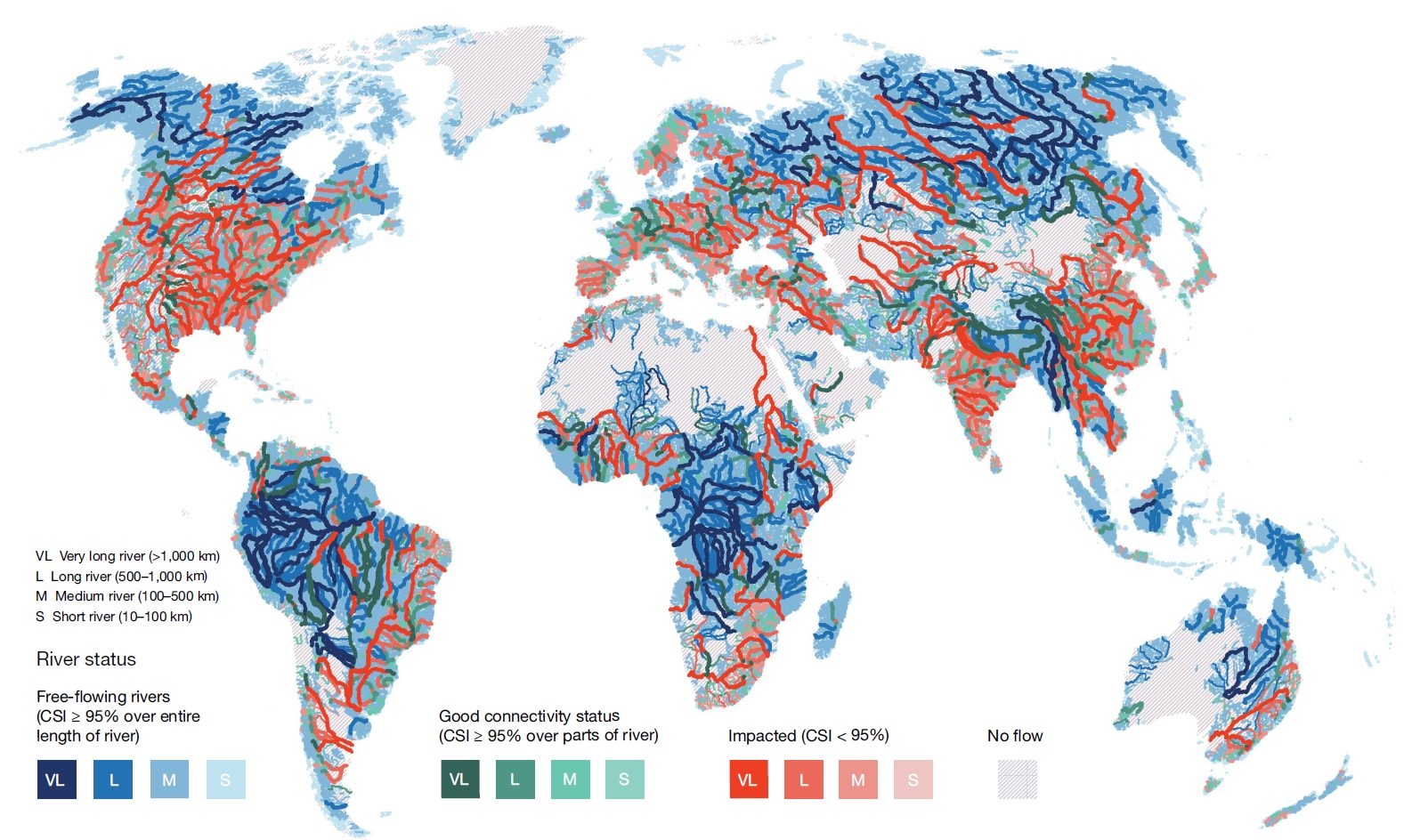 Few Of The World s Longest Rivers Still Flow Uninterrupted Into The Ocean