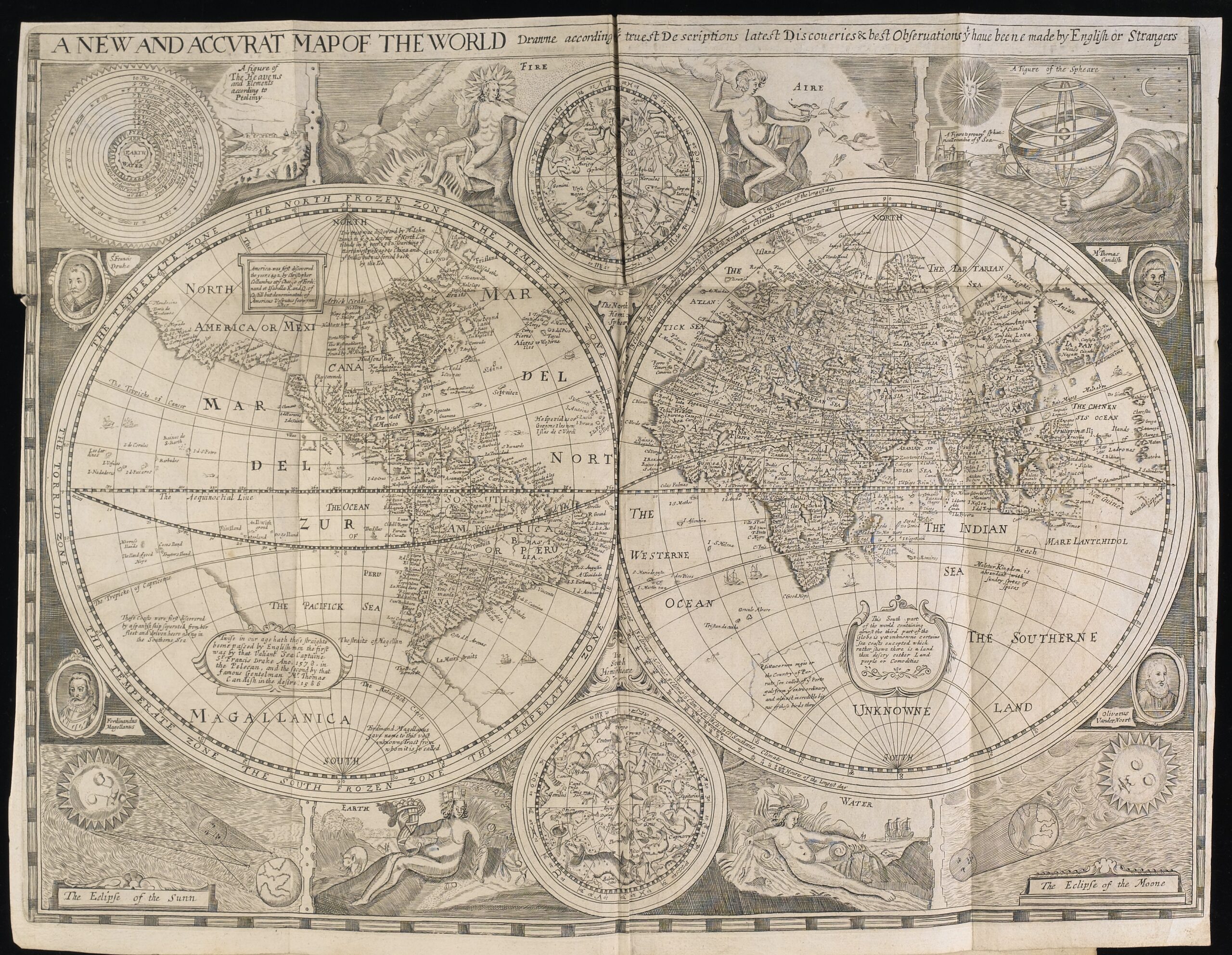File A Map Of The World C 1600 Wellcome L0034555 jpg Wikimedia Commons