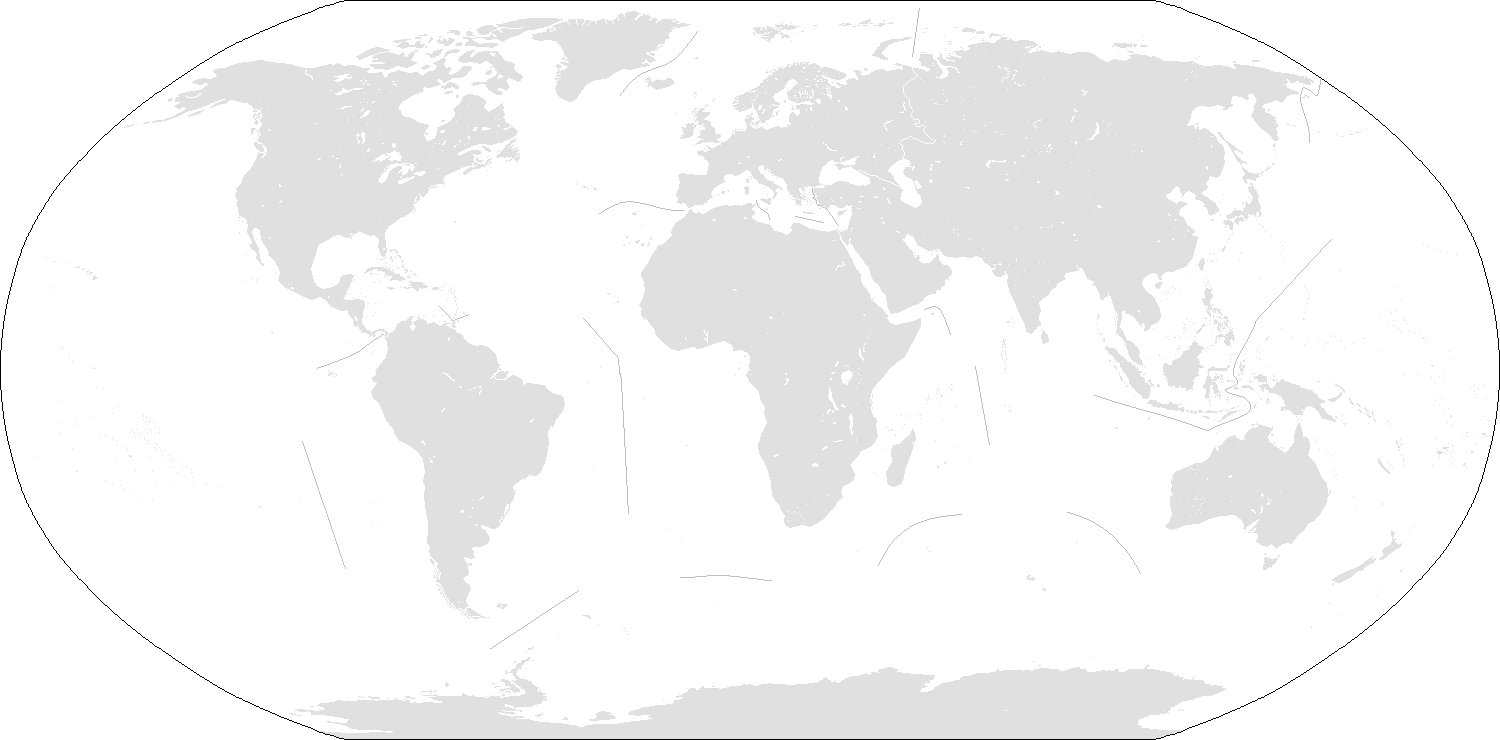 continent blank map