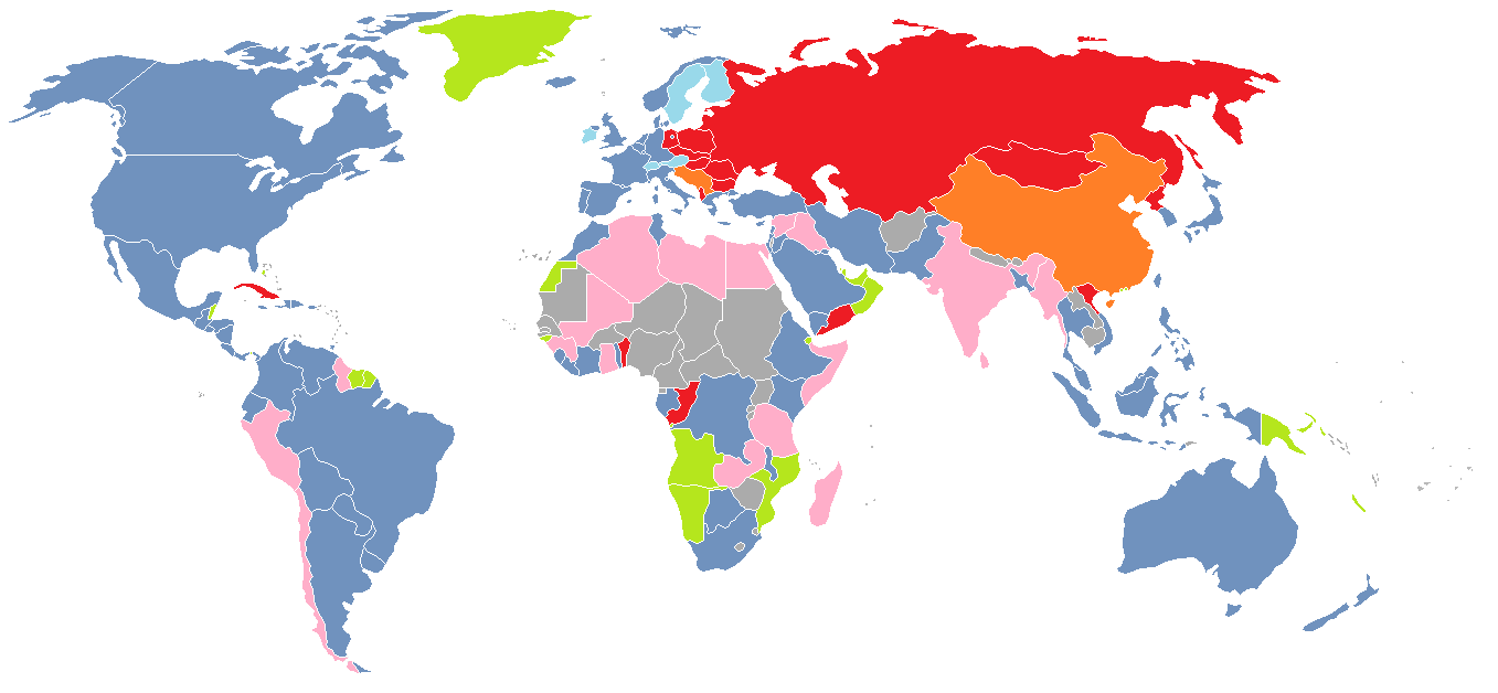 map of world 1970 map of world 1970