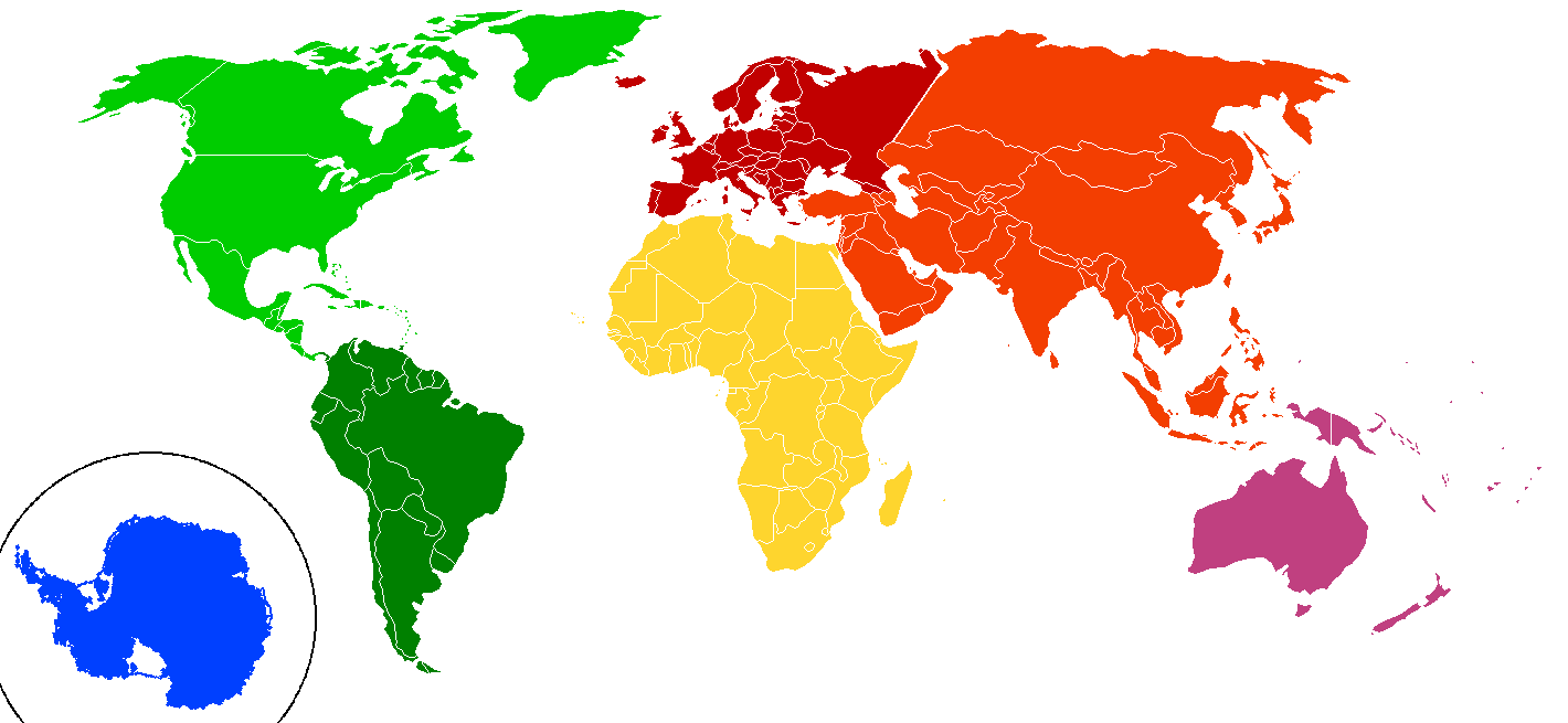 File Continents By Colour png Wikimedia Commons
