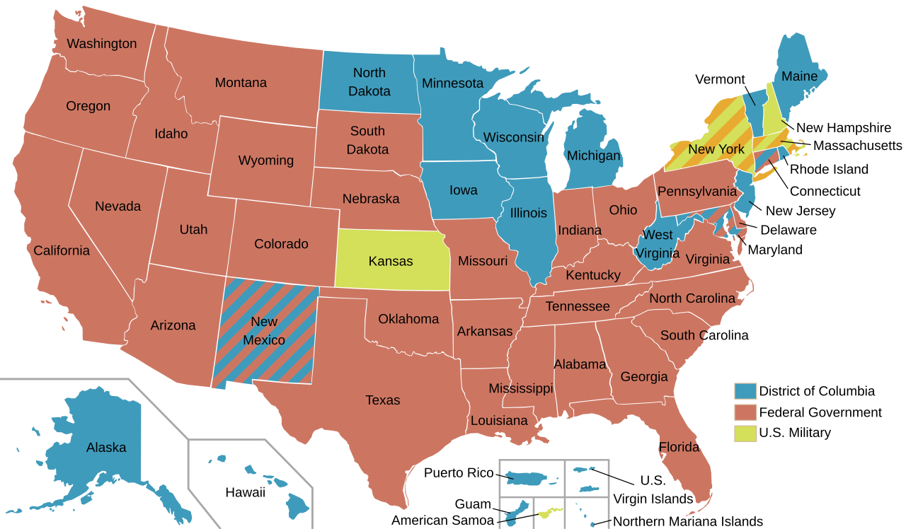 death penalty map united states