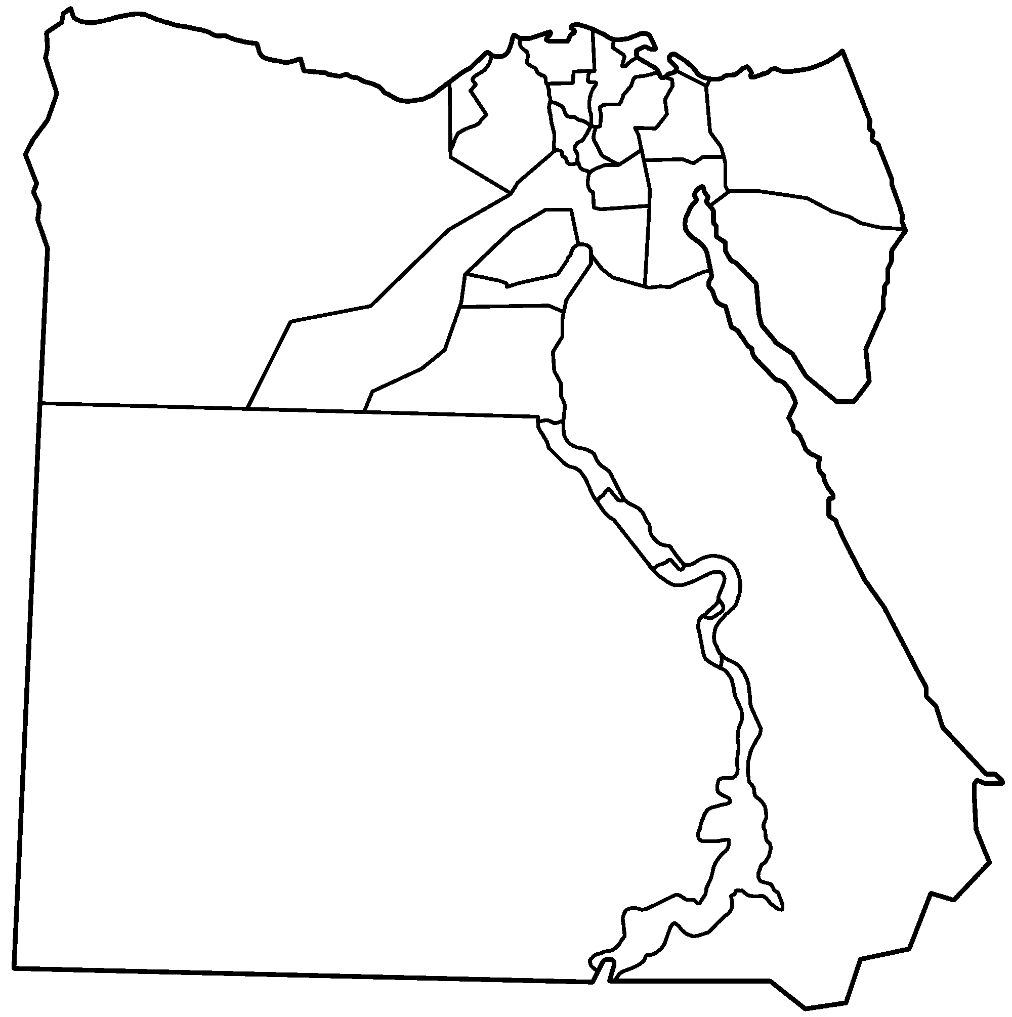 File Egypt Governorates Blank png Wikimedia Commons