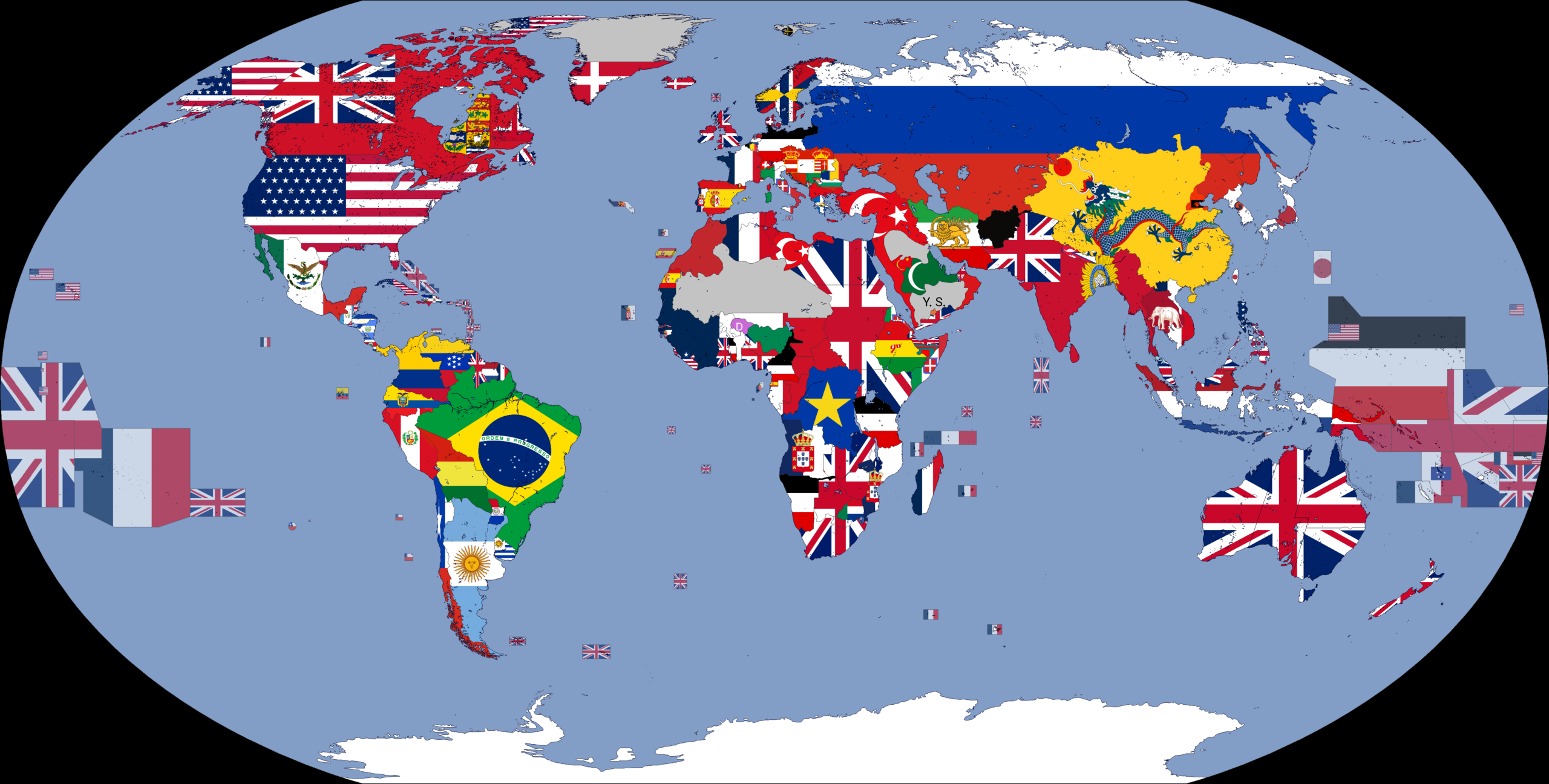 File Flag Map Of The World 1900 png Wikimedia Commons