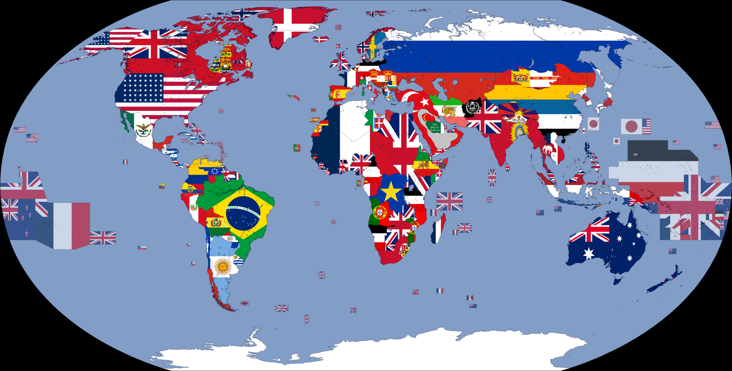 File Flag Map Of The World 1914 png Wikimedia Commons