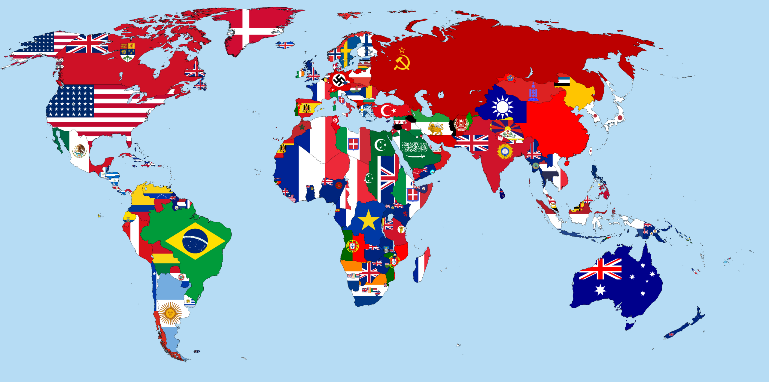 File Flag map Of The World 1938 png Wikimedia Commons