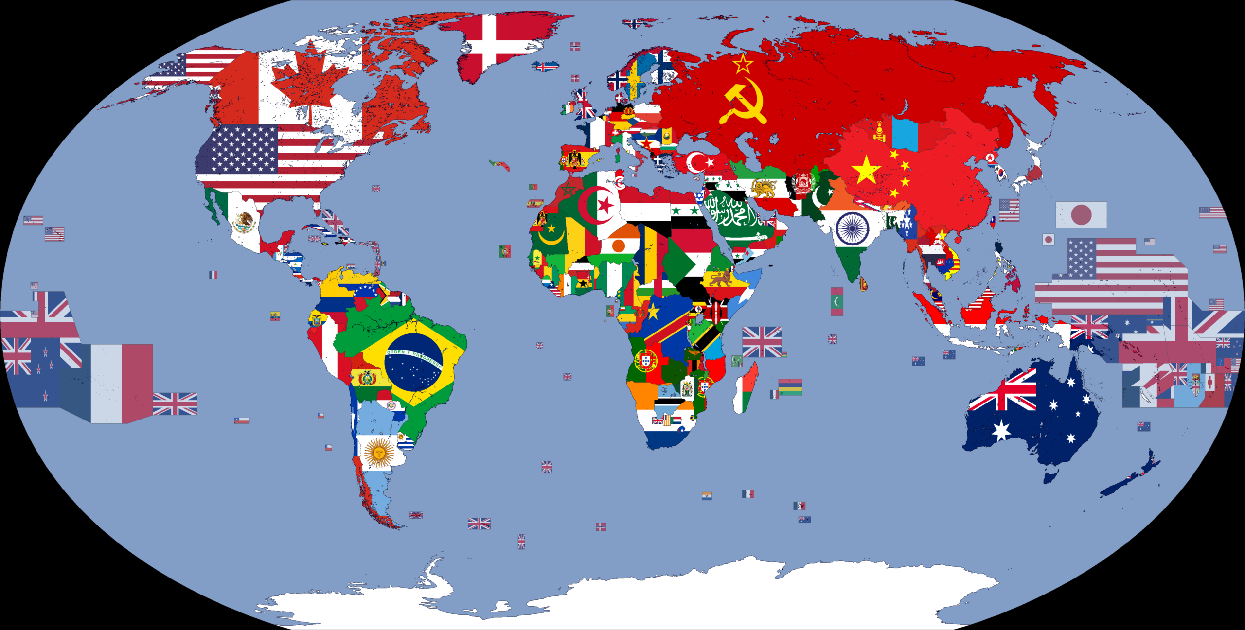 File Flag Map Of The World 1970 png Wikimedia Commons