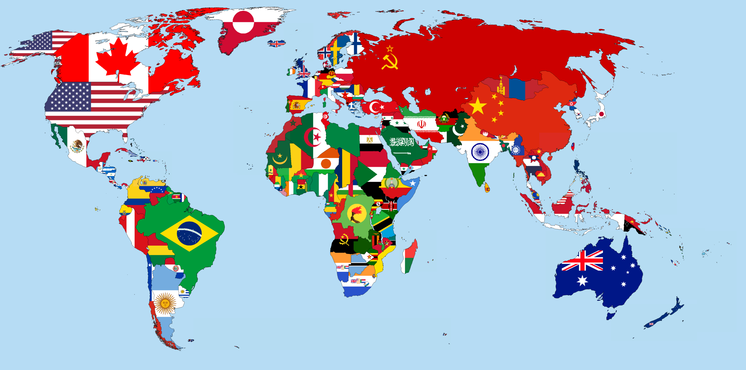 File Flag map Of The World 1989 png File Flag map Of The World 1989 png