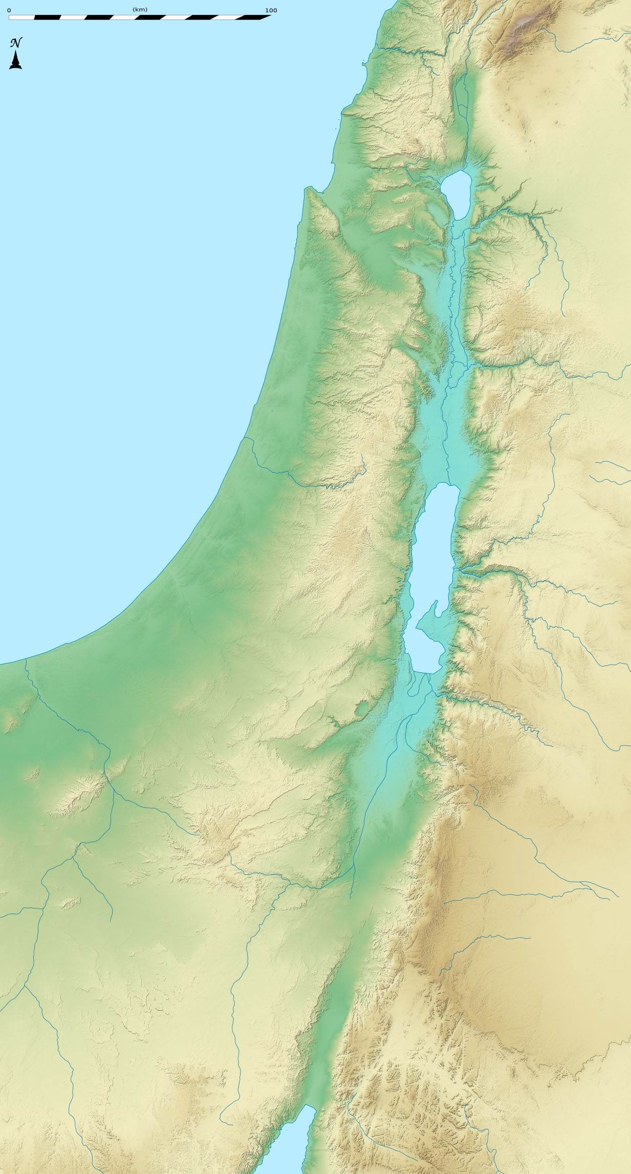 File Israel Relief Location Map blank jpg Wikimedia Commons