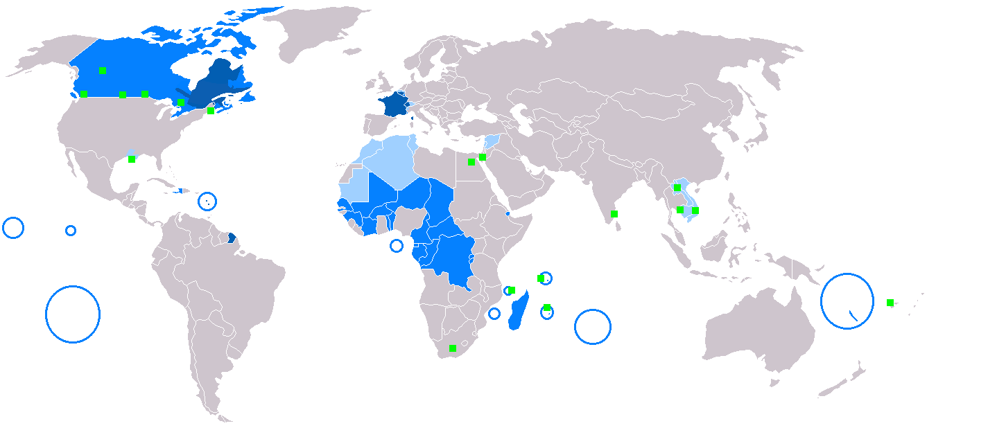 File Map Francophone World png Wikimedia Commons