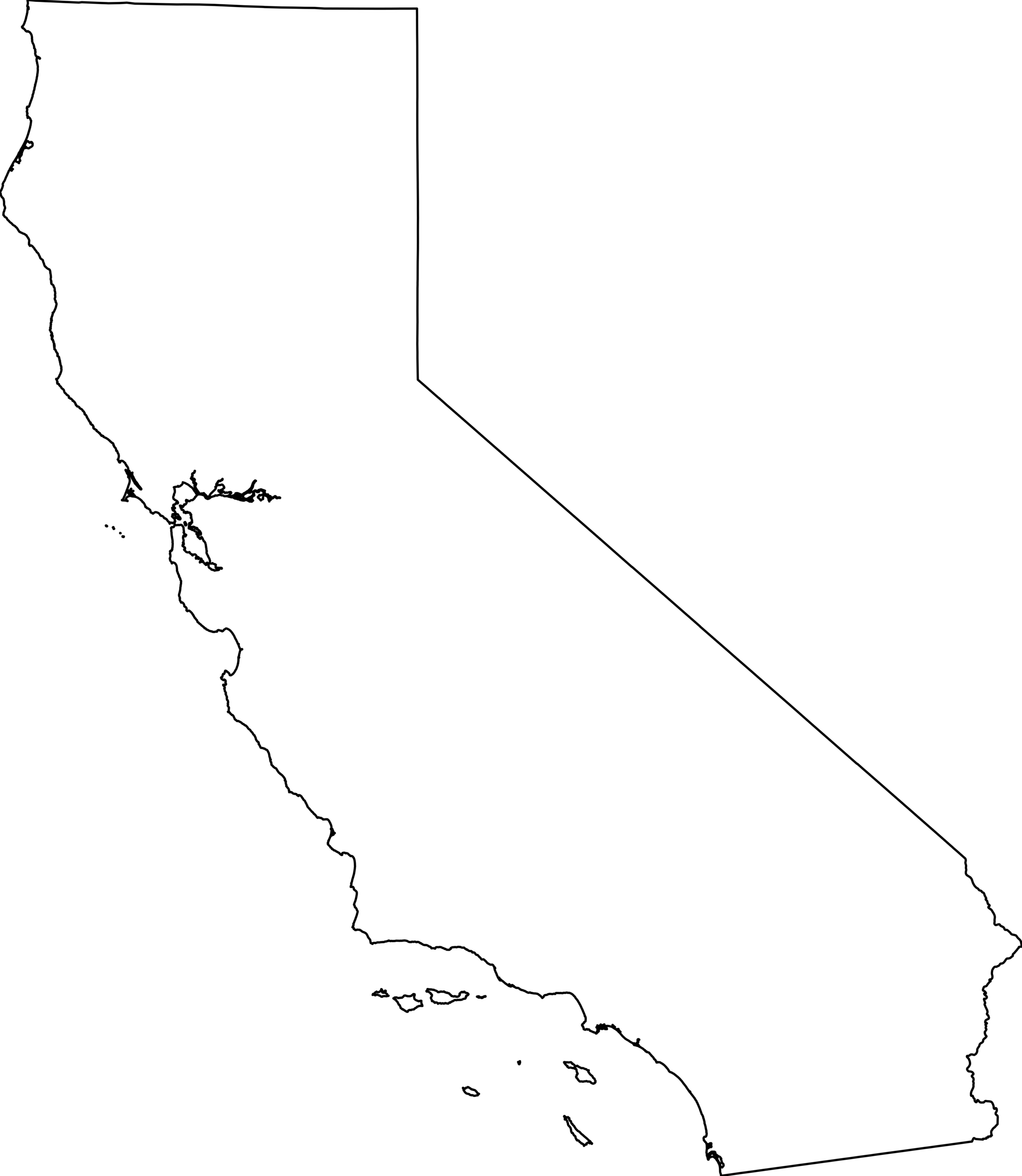 File Map Of California Outline svg Wikimedia Commons