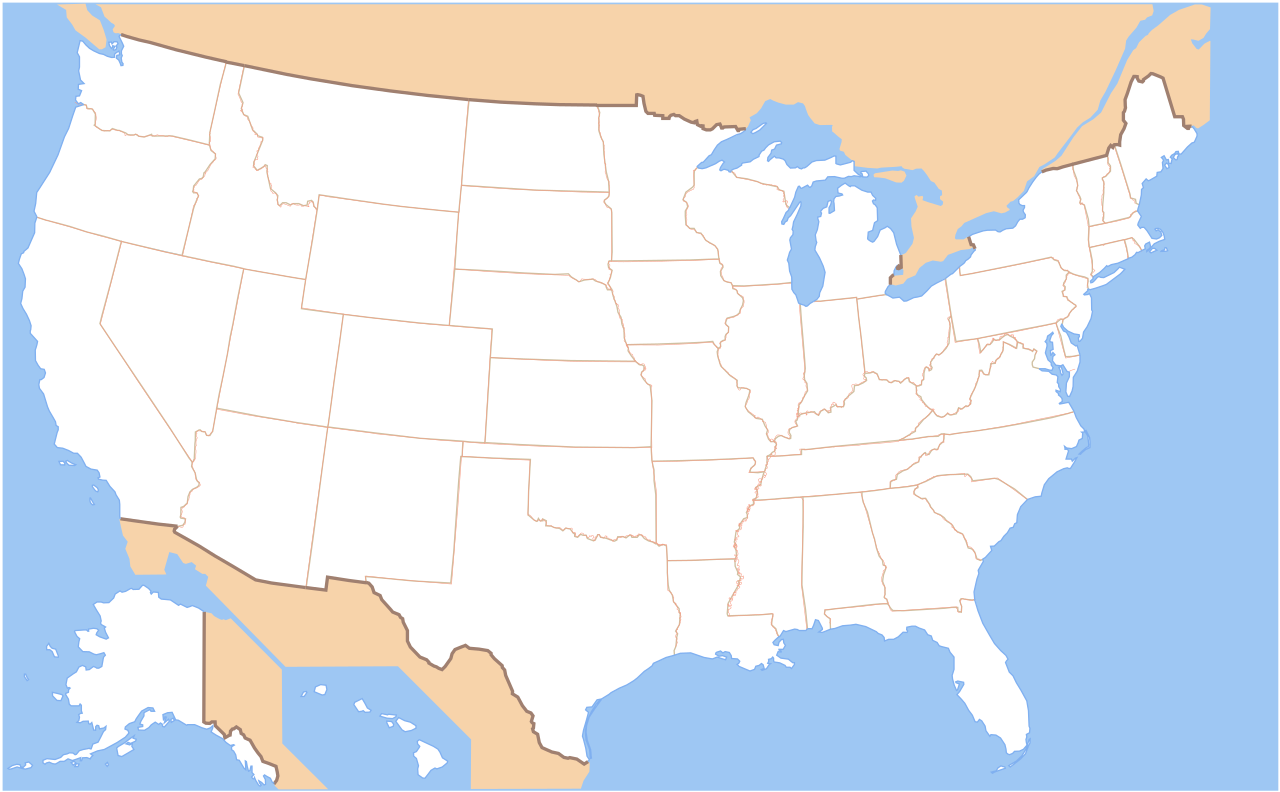 File Map Of USA Without State Names svg 