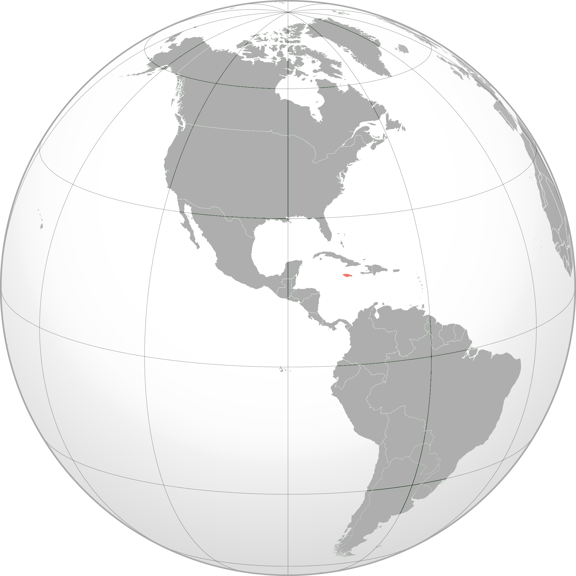 map of western hemisphere blank