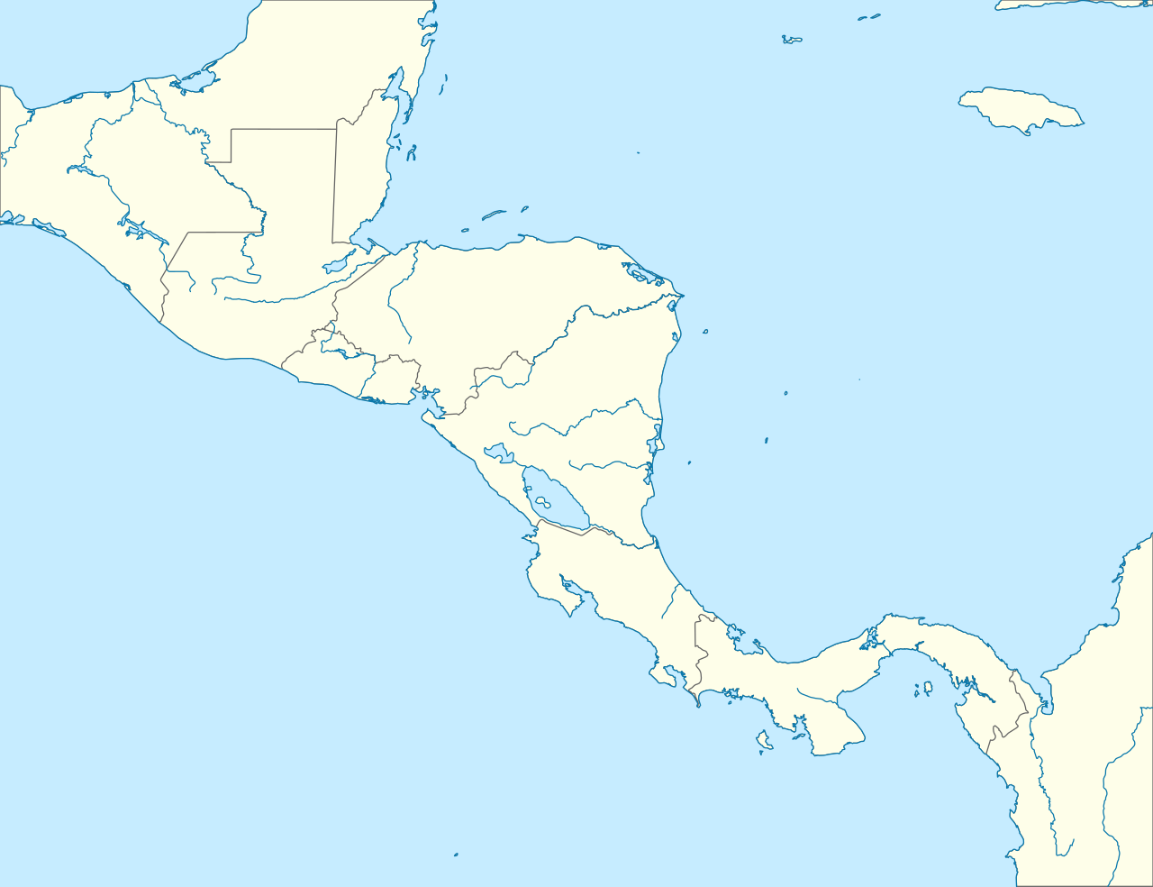 File Outline Map Of Central America With Borders svg Wikimedia Commons