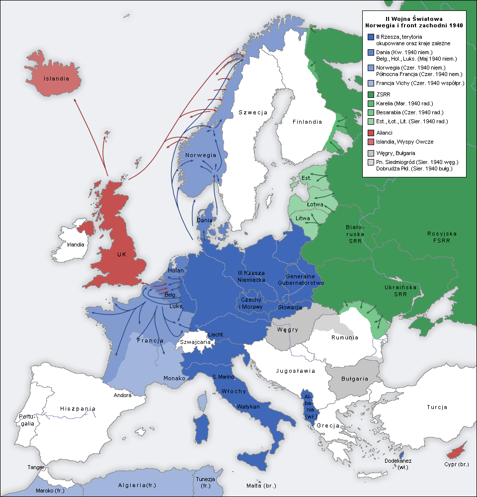 File Second World War Europe 1940 Map Pl png Wikimedia Commons File Second World War Europe 1940 Map Pl png Wikimedia Commons