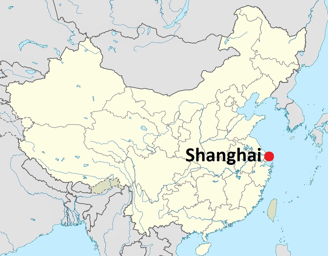 File Shanghai location MAP in China jpg Wikimedia Commons