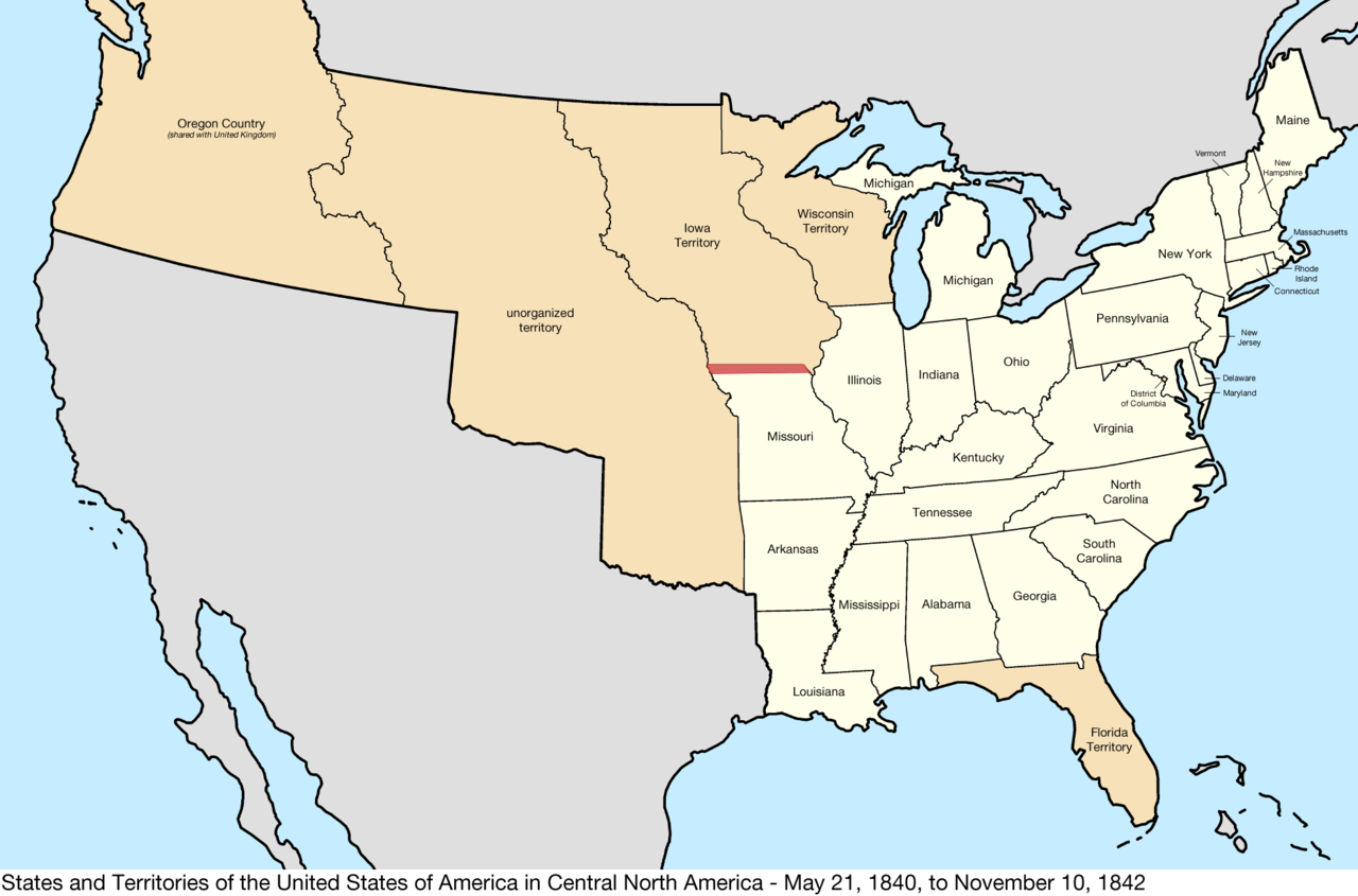 File United States Central Map 1840 05 21 To 1842 11 10 png Wikimedia Commons