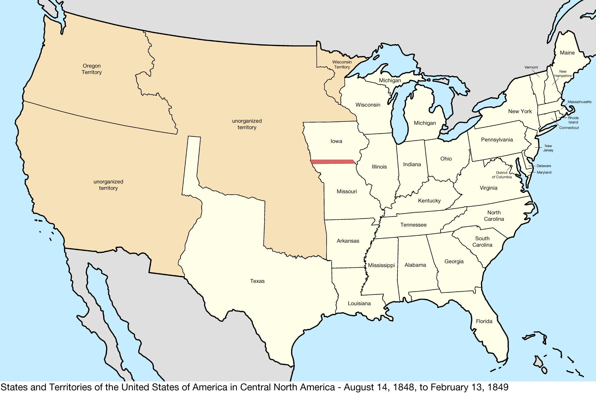 File United States Central Map 1848 08 14 To 1849 02 13 png Wikimedia Commons