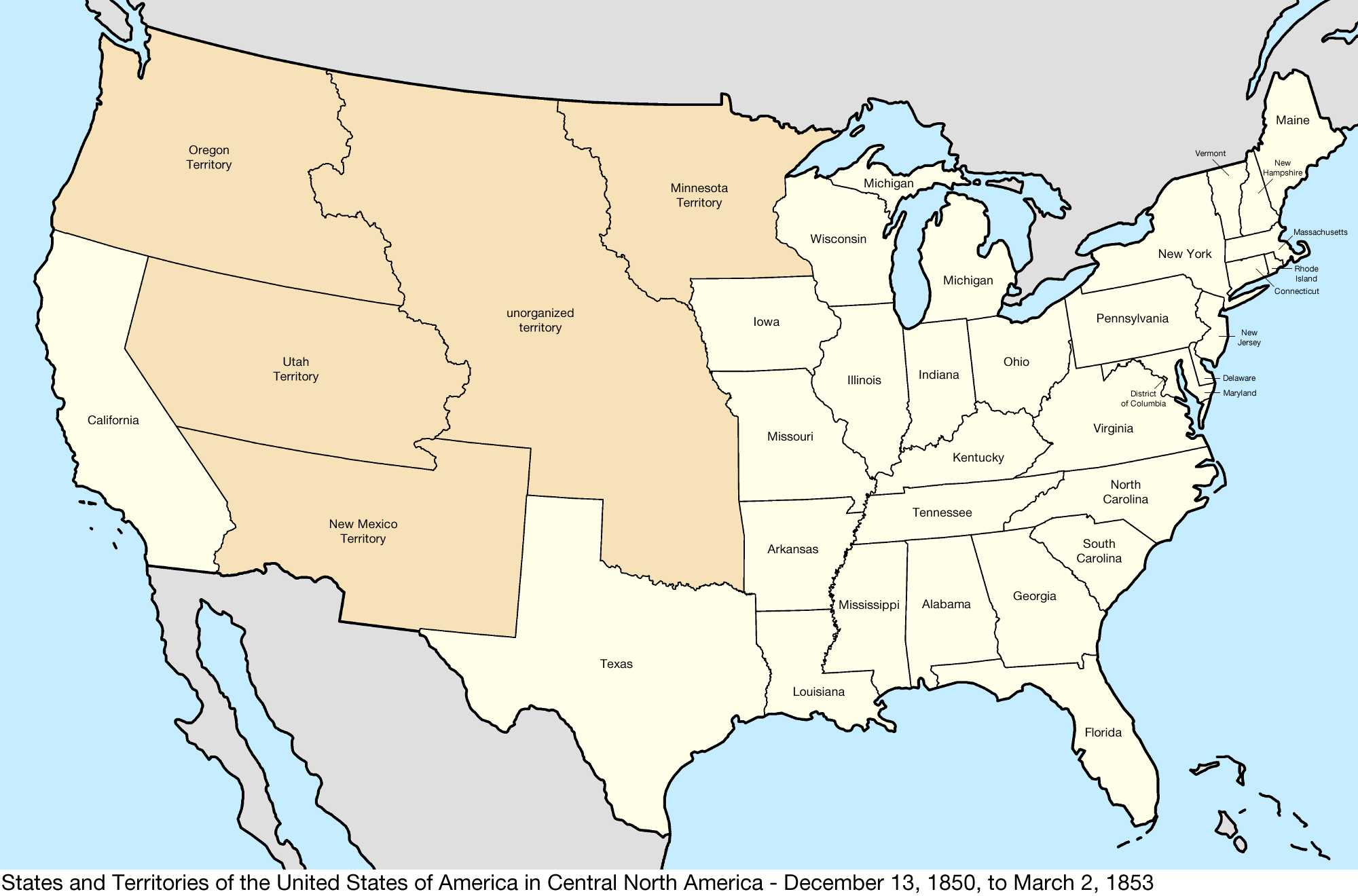 File United States Central Map 1850 12 13 To 1853 03 02 png Wikimedia Commons
