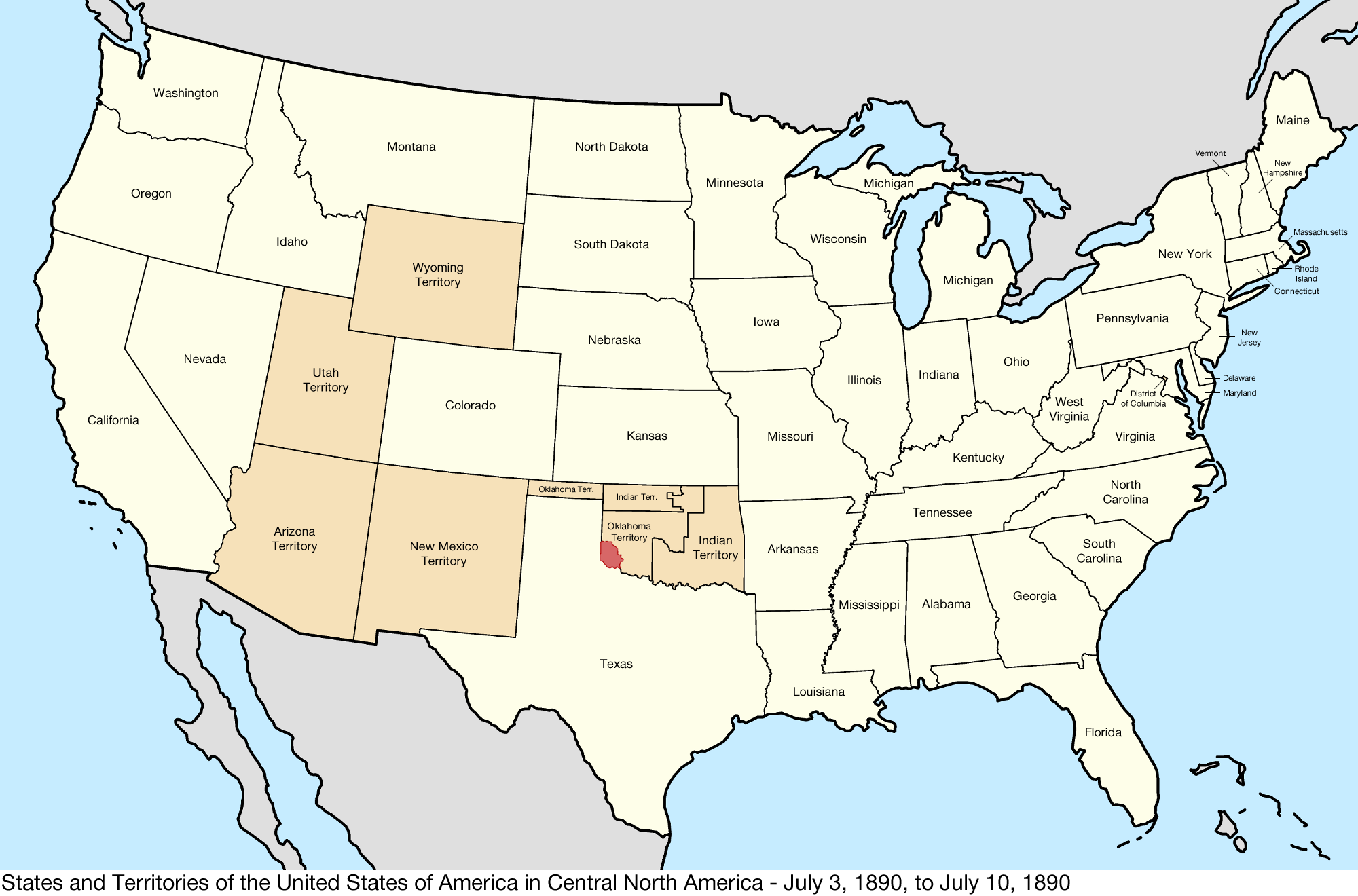 File United States Central Map 1890 07 03 To 1890 07 10 png Wikimedia Commons