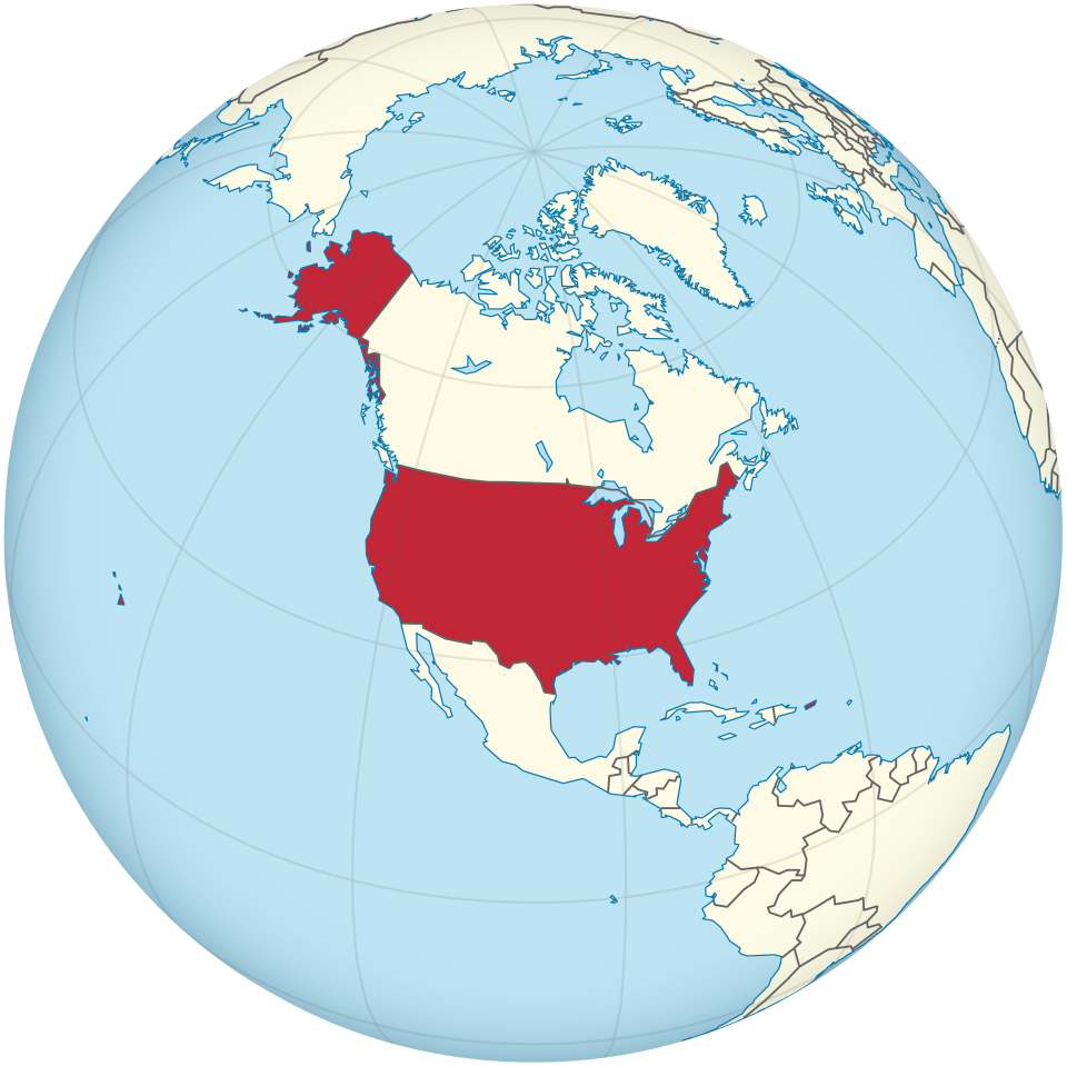 File United States On The Globe North America Centered svg Wikimedia Commons
