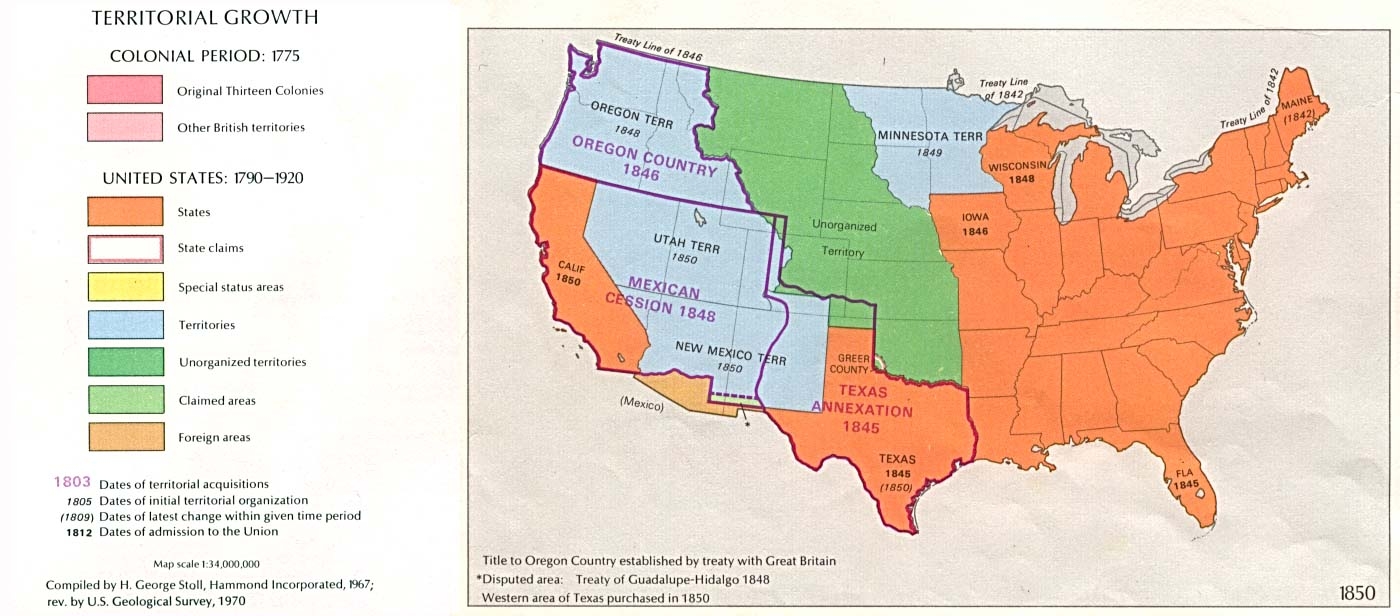 File USA Territorial Growth 1850 jpg Wikimedia Commons