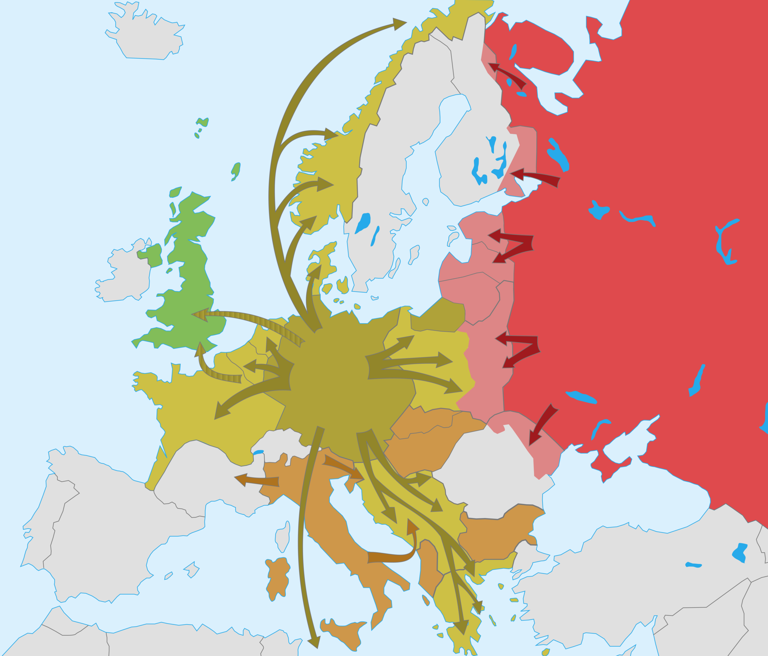 File WWII In Europe 1939 1941 blank svg Wikimedia Commons