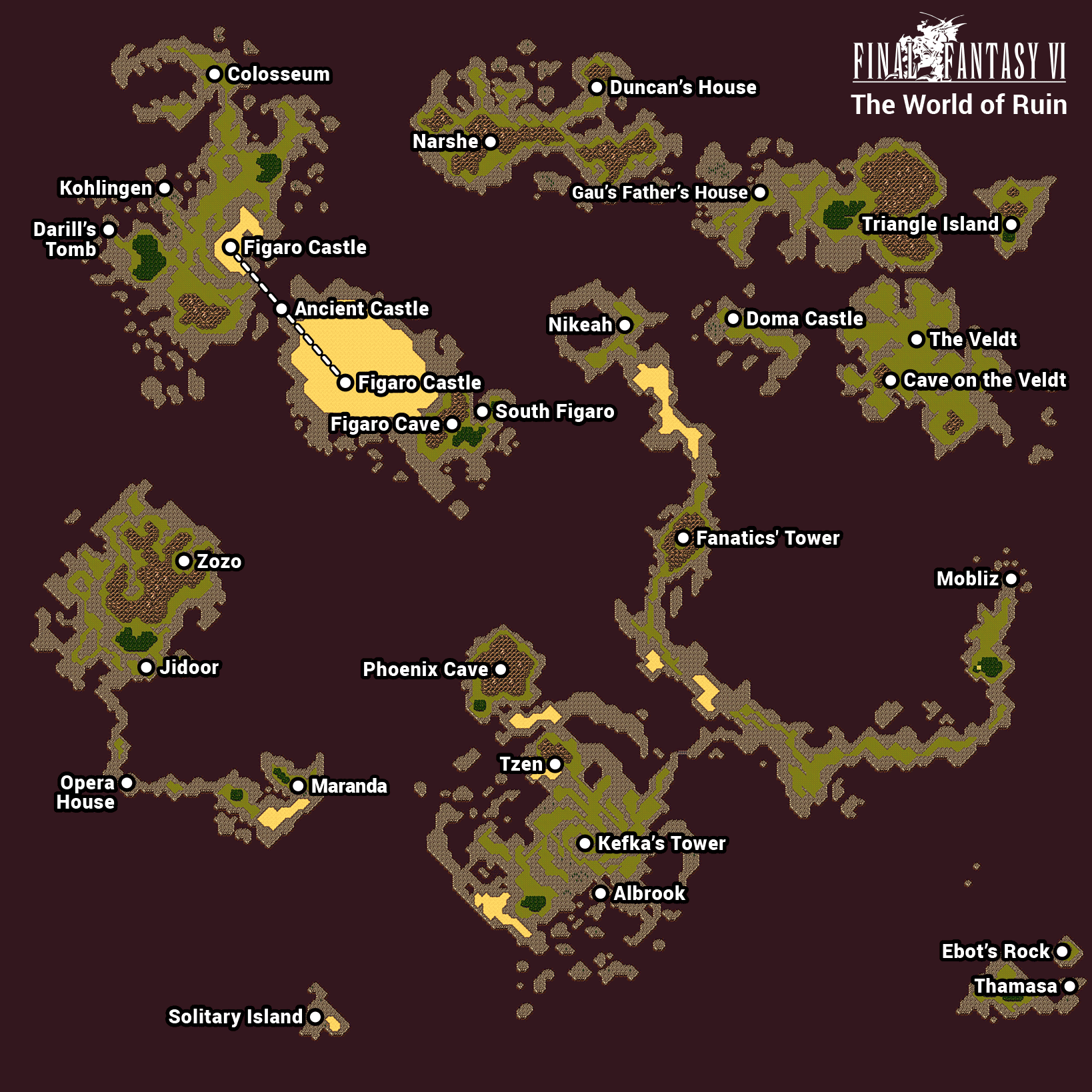 Final Fantasy 6 Maps