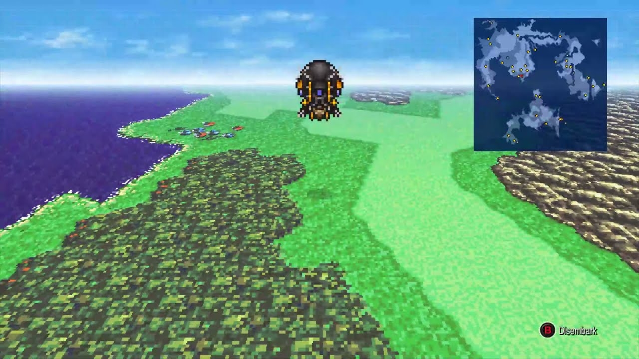 Final Fantasy 6 Pixel Remaster Floating Continent YouTube