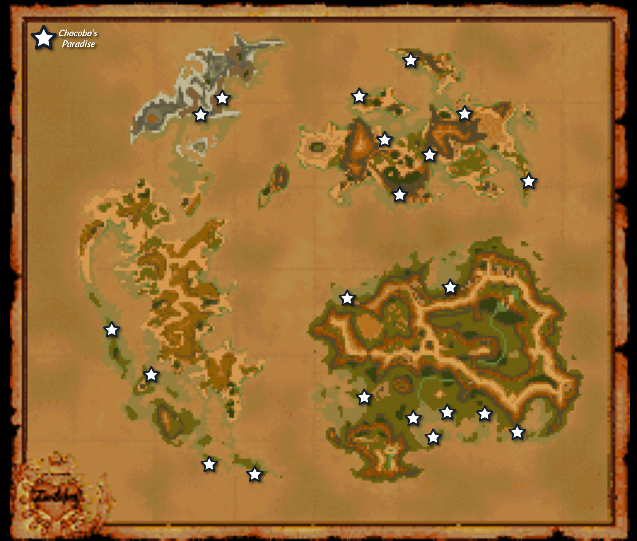 Final Fantasy IX Mountain Cracks Dive Spots Healing Beaches Locations Treasures RPG Site